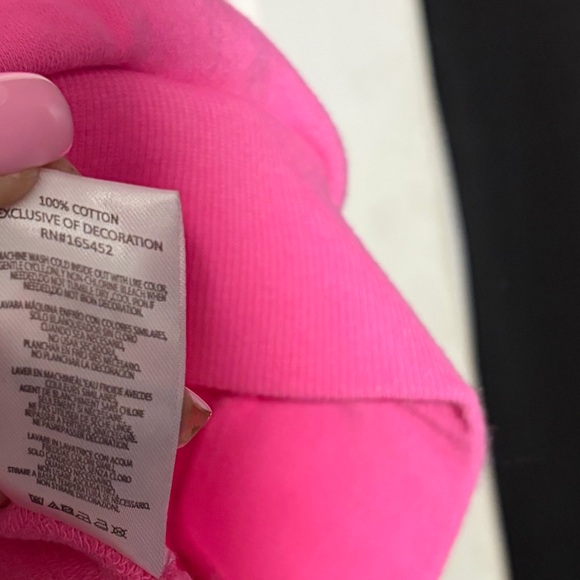 Boys lie hot pink hoodie - Picture 5 of 7